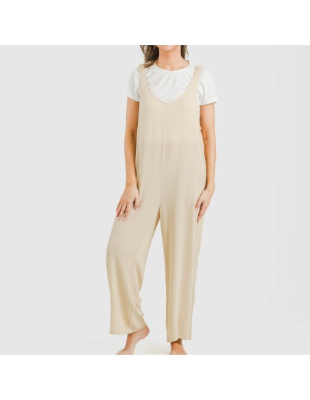 Mono largo mujer viscosa bambula liso