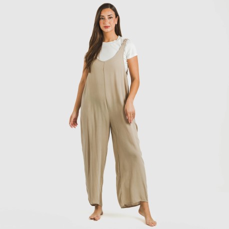 Mono largo mujer viscosa bambula liso