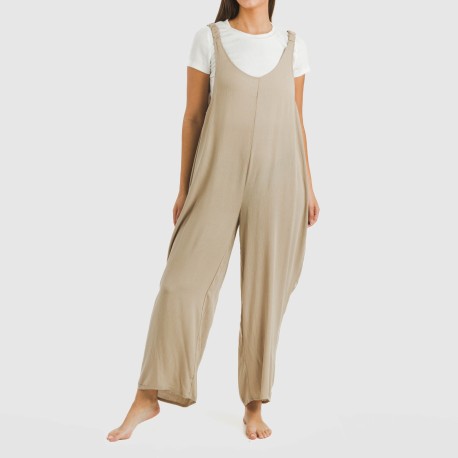 Mono largo mujer viscosa bambula liso