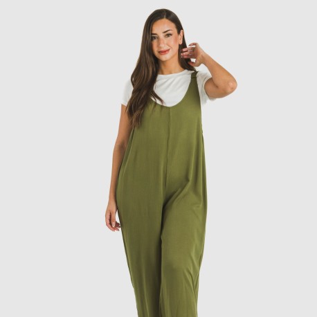 Mono largo mujer viscosa bambula liso