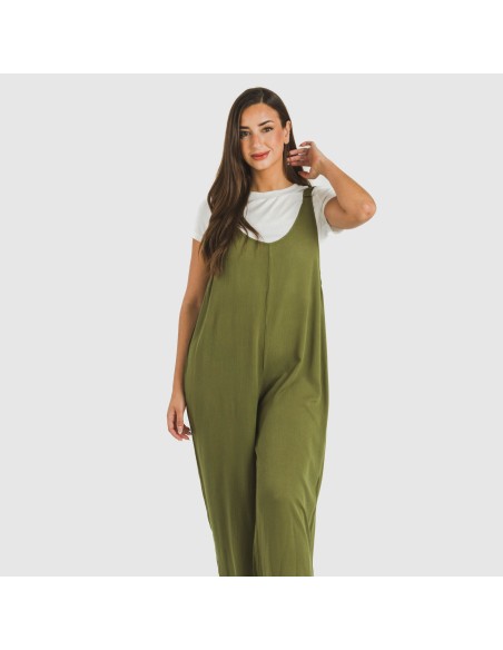 Mono largo mujer viscosa bambula liso