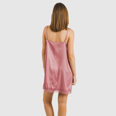 Camisón corto satén Friday liso