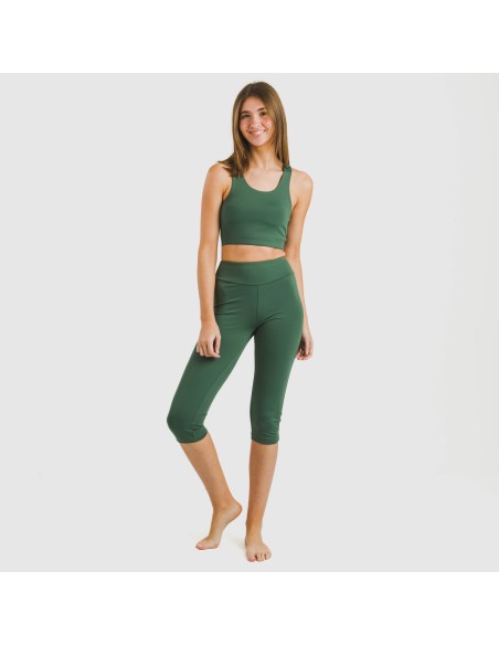 Legging midi deportivo tecnico liso