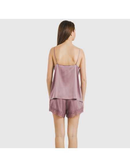Pijama tirantes mujer satén Friday liso