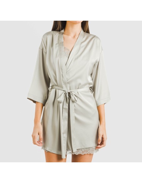 Bata corta mujer satén Friday liso