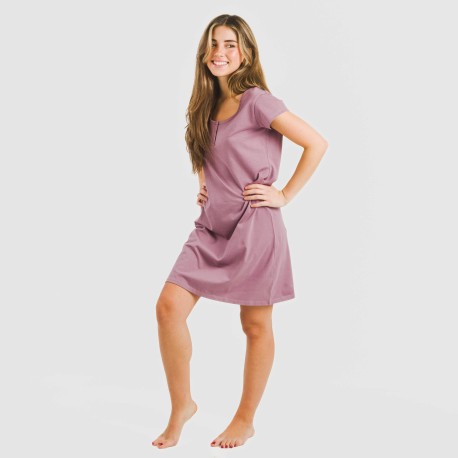 Blusón algodón liso