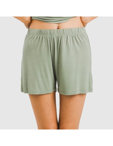 Pijama tirantes mujer viscosa liso