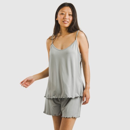 Pijama tirantes mujer soft liso