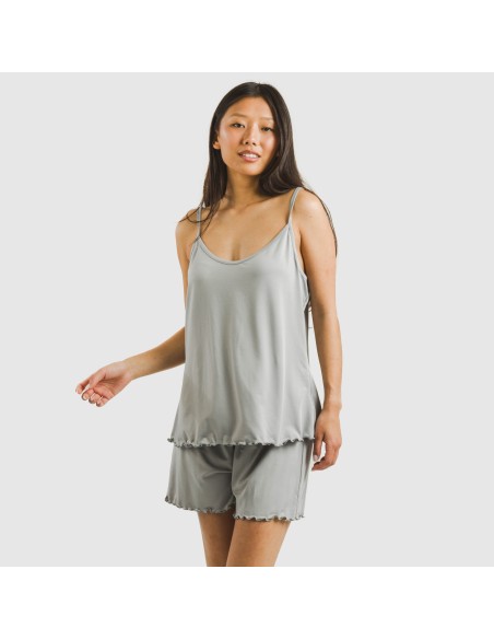 Pijama tirantes mujer soft liso