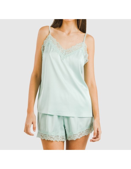 Pijama tirantes mujer satén Friday liso