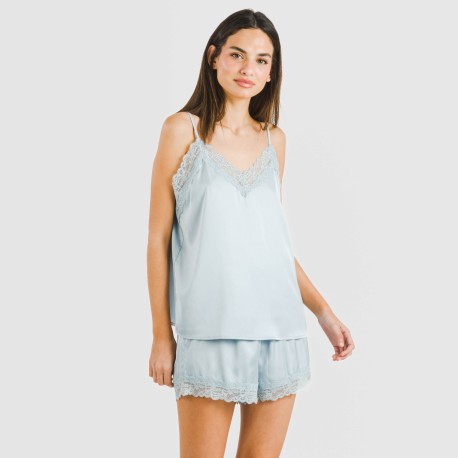 Pijama tirantes mujer satén Friday liso