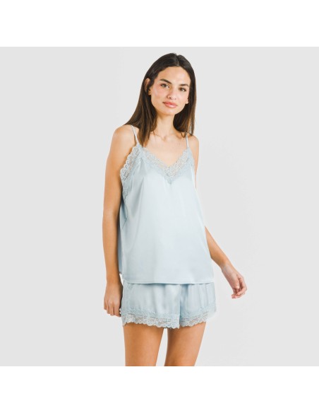Pijama tirantes mujer satén Friday liso