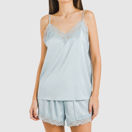 Pijama tirantes mujer satén Friday liso