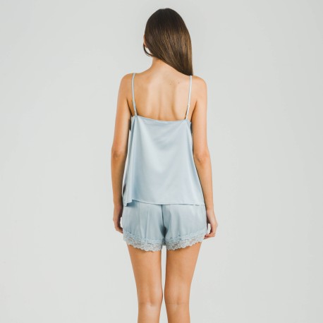 Pijama tirantes mujer satén Friday liso