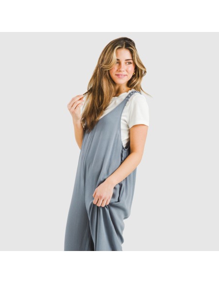 Mono largo mujer viscosa bambula liso