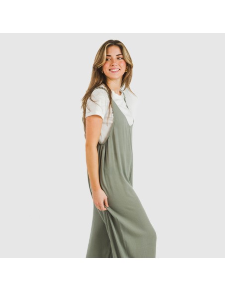 Mono largo mujer viscosa bambula liso