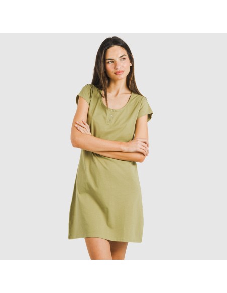 Blusón algodón liso