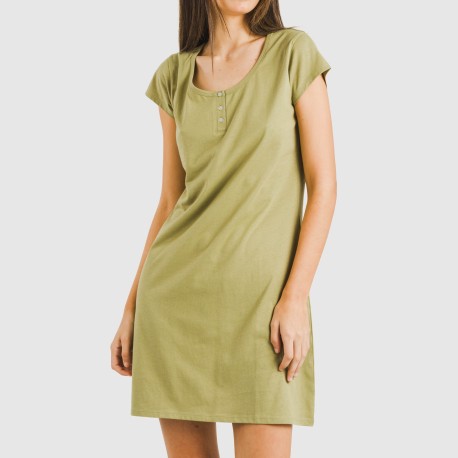 Blusón algodón liso