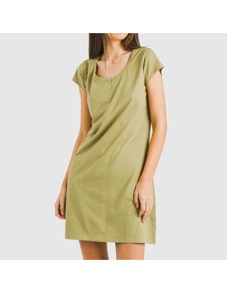 Blusón algodón liso