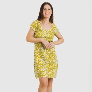 Blusón algodón Miquela lima 2