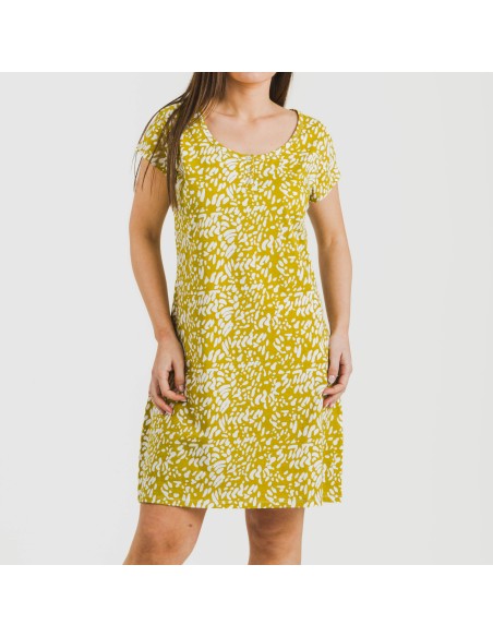 Blusón algodón Miquela lima