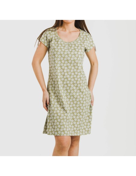 Blusón algodón Medusa verde cacería