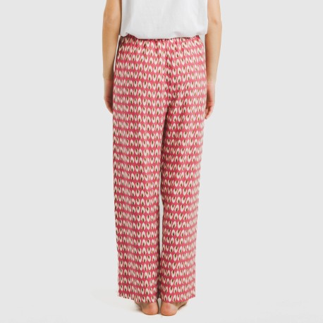 Pantalón viscosa Tana marsala