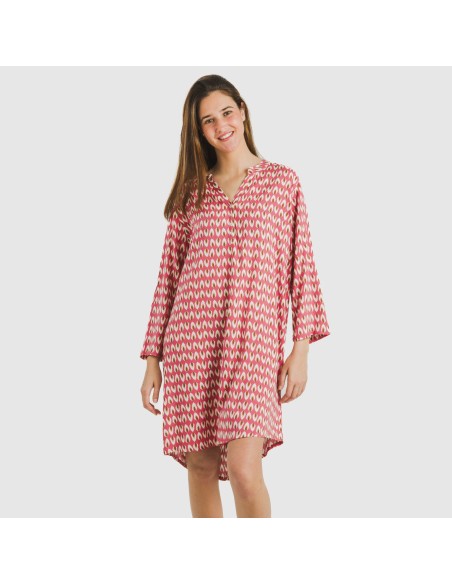 Camisola viscosa Tana marsala