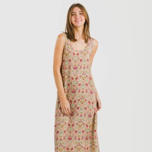 Vestido largo tirantes viscosa Jessica