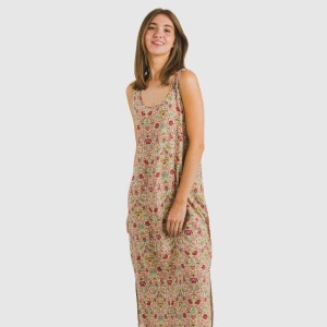 Vestido largo tirantes viscosa Jessica 2