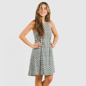 Vestido corto tirantes crepe Narciso indigo