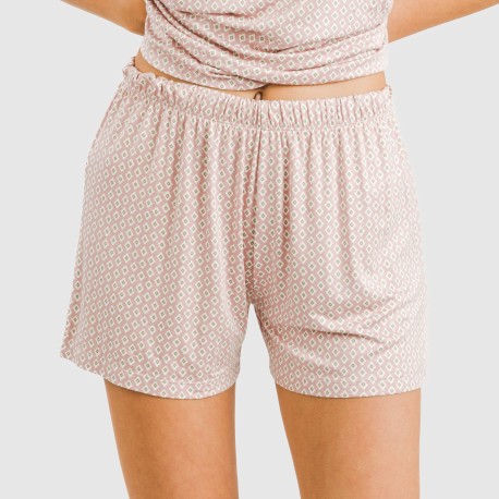 Pijama tirantes mujer viscosa Sassy rosa
