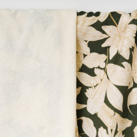 Pack Toalla Pareo + Bolso Charamo verde caceria