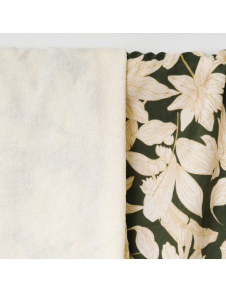 Pack Toalla Pareo + Bolso Charamo verde caceria