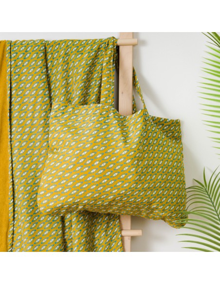 Pack Toalla Pareo + Bolso Sisena ocre