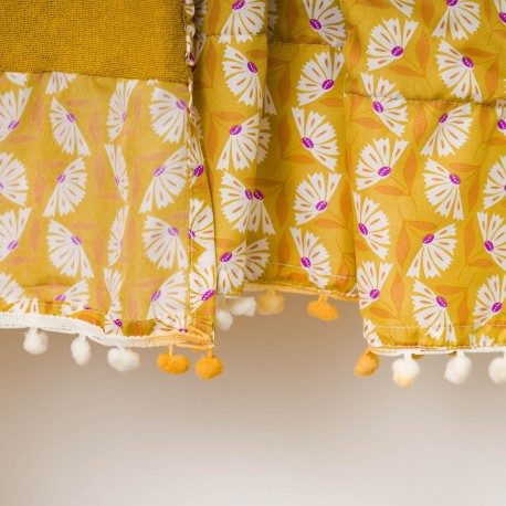 Pack Toalla Pareo + Bolso Calsita ocre