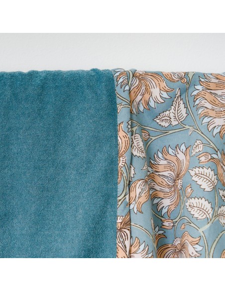 Pack Toalla Pareo + Bolso Venus agua marina