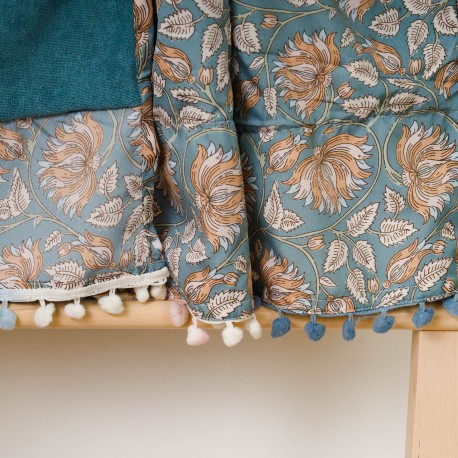 Pack Toalla Pareo + Bolso Venus agua marina