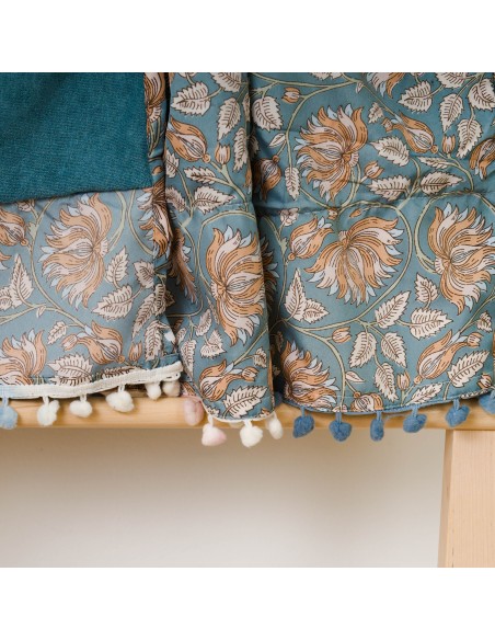 Pack Toalla Pareo + Bolso Venus agua marina