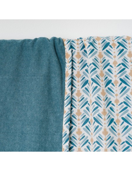 Pack Toalla Pareo + Bolso Eloina agua marina