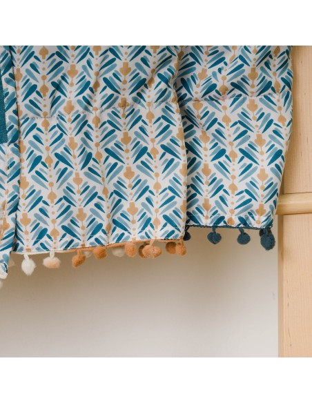 Pack Toalla Pareo + Bolso Eloina agua marina