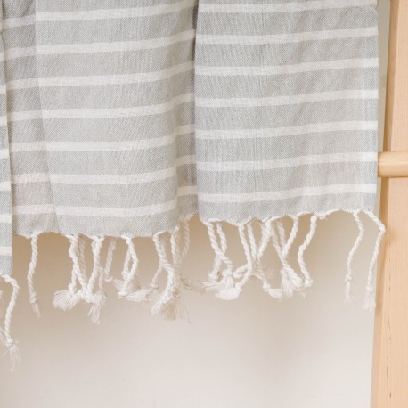 Pack Toalla Pareo + Bolso Raya algodón