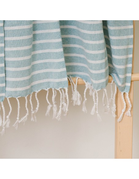 Pack Toalla Pareo + Bolso Raya algodón