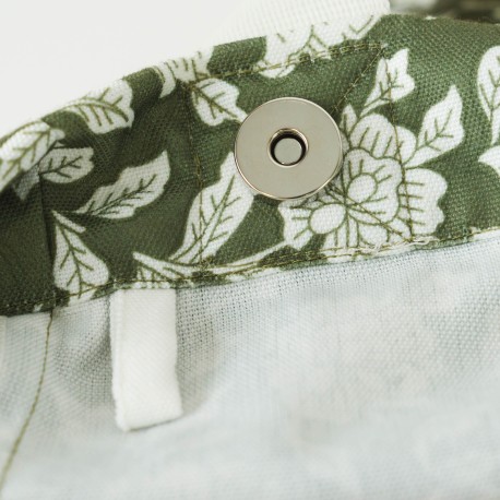 Bolsa loneta Mozarabe verde