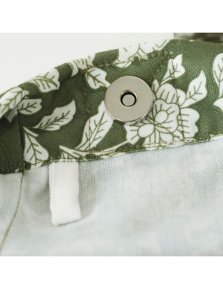 Bolsa loneta Mozarabe verde