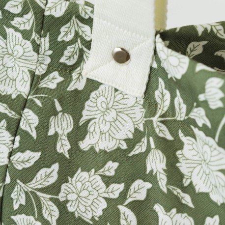 Bolsa loneta Mozarabe verde