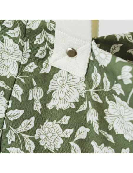 Bolsa loneta Mozarabe verde