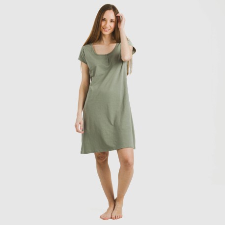 Blusón algodón liso