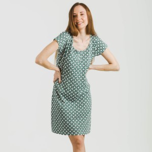 Blusón algodón Narciso indigo