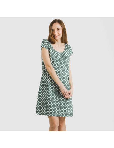 Blusón algodón Narciso indigo